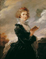Herečka Josefa Hortensia Füger, umělcova manželka