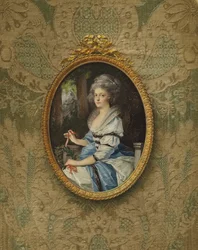 Portrét princezny Elisabeth Wilhelmine Louise, dcery vévody Evžena z Württemberska, 1788