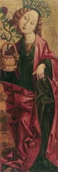 Svatá Dorothea (uvnitř) a sv. Alexius (venku)
