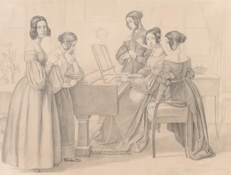 Musicale u Prellerů, 1838.