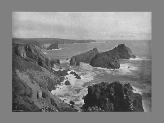 Old Lizard Head a Kynance Cove, c1900