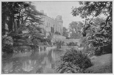 Hrad Warwick, c1896