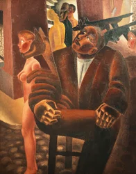 denní snění; Le Reve Eveille - Dream at Wake, cca 1926-27 (olej na plátně)