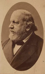 Portrét skladatele Ferdinanda von Hiller 1811-1885, c. 1880.