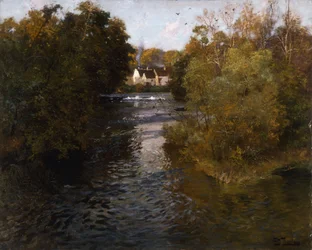 Francouzská říční krajina,