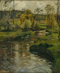 Řeka v Normandii, asi 1896 (obraz)