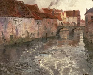 Most v Antverpách (nebo Oudenard), 1902