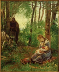 Odpočinek v lese (odpočinek na útěku)