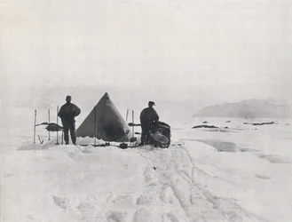Levicks Camp Among Crevasses, 1912, 1913
