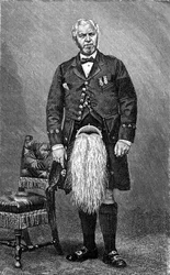 John Brown, osobní zřízenec královny Viktorie, 1900.