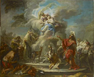 Oběť Ifigenie, 1749-1750.