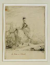 Marie Antoinetta na koni ...