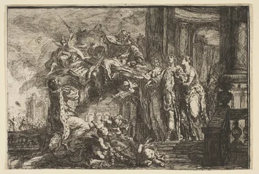 Alegorie o rekonvalescenci dauphina, 1752.