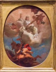 Uskonnon voitto (öljy paneelille)