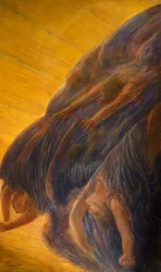 Pád andělů, triptych boční panel