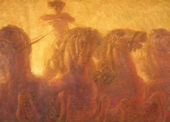 The Chariot of the Sun nebo Triumph of Commerh, 1907,
