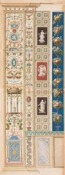 Pilastrová lodžie XIII (ornament s chrámem Diany uprostřed)