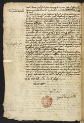 Egerton MS 48 f.10 Letter