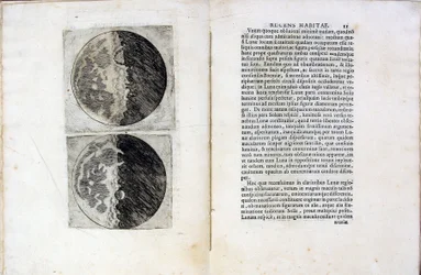 List knihy Sidereus Nuncius Hvězdný posel od Galilea Galilei, 1610
