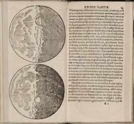 List knihy Sidereus Nuncius Hvězdný posel od Galilea Galilei, 1610