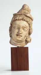 Bódhisattva, dynastie Kushan, 100-400 (štuk)