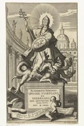 Katolicismus vítězí nad herezí Vzestup, pokrok a pád herezí těchto věků. (název na objektu)