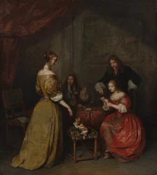 Card Party, ca. 1665.