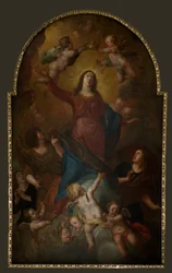 Farní kostel (Sint-Walburgakerk). Malování. Gaspar de Crayer. 1652