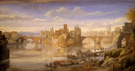 Ostrov Tiber, Gaspar van Wittel (cca 1652-1736)