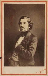 Portrét Eugena Delacroixe 1798-1863, 1858.