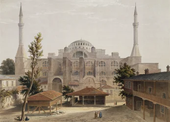 Hagia Sophia, Konstantinopol, hospoda. 1852