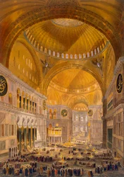 Hagia Sofia, Konstantinopol, 1852