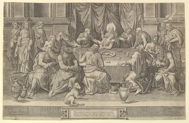 Poslední večeře, 1564.