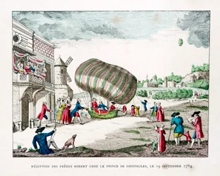 Přijetí Robert Brothers princem z Ghistelles v roce 1784, 1887