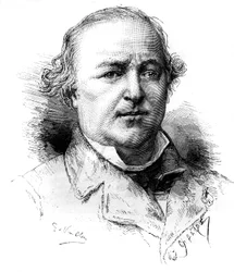 Portrét Maitre Charles Lachaud (1817-1882), francouzský právník. Rytina od Vuilliera v „“ Le Monde Illustré““ č. 1342 ze dne 16. prosince 1882.