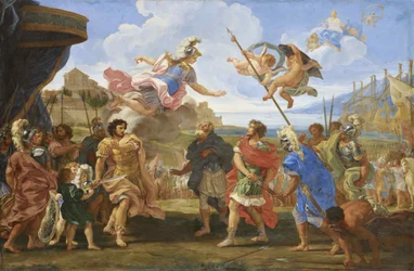 Spor mezi Agamemnónem a Achillem, kolem roku 1695