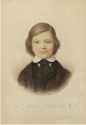 Anton Rubinstein 1829-1894, ve věku 12 let, 1841