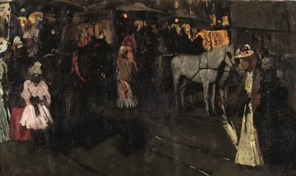 Nedělní večer u přehrady, Amsterdam, asi 1895 (olej na plátně)
