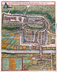 Bar le Duc, Francie - v "Civitates Orbis Terrarum" Georga Brauna, Kolín nad Rýnem 1617