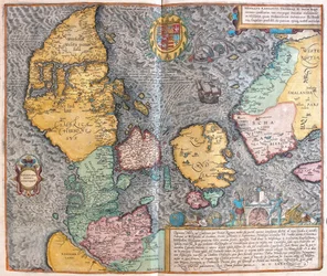 Dánsko - v knize "Civitates Orbis Terrarum" od Georga Brauna, Kolín nad Rýnem 1617