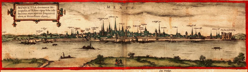 Pohled na Mohuč, 1572