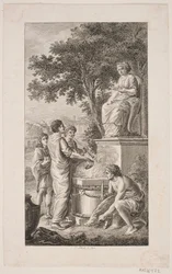 Ilustrace med Offerscene