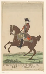 Jezdecký portrét Fridricha Viléma II., pruského krále