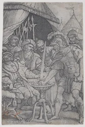 Mucius Scaevola a Porsenna, z římských hrdinů, 1535., 1535.