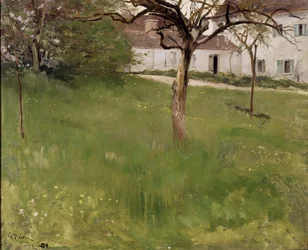 Zahrada v Grezu, 1884