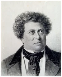 Portrét autora Alexandre Dumas, 19. století