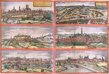 Mnichov, Ingolstadt, Freising, Nördlingen, Regensburg, Straubing, Německo