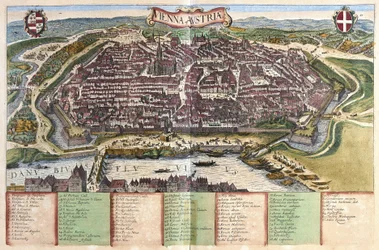 Vídeň, Rakousko (rytina
