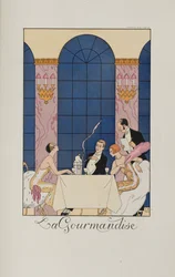 Volání a volánky: La Gourmandise, 1924.