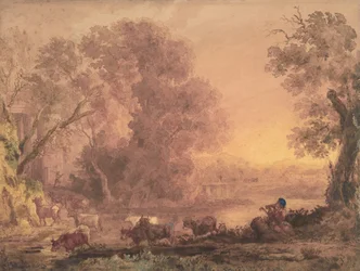 Arkádská krajina, 1820-42.
